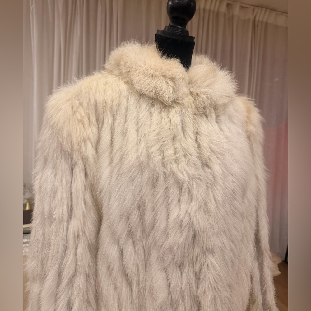 Beautiful blue Fox jacket